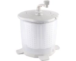 Handmatige mini-wasmachine voor ondergoed en babykleding - Draagbare reiswasmachine voor kleine items - Grijs - 15,7x13,0 inch