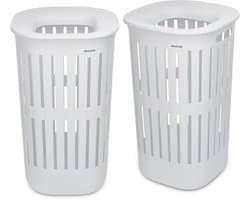 Brabantia Collect-It Wasmand - set van 2 - met Deksel - 55 l - White — afbeelding 1