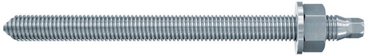 Ankerstang M10x250 Verzinkt Staal 5.8 - Geschikt voor Mortel & Injectiesystemen - 10 Stuks — afbeelding 1