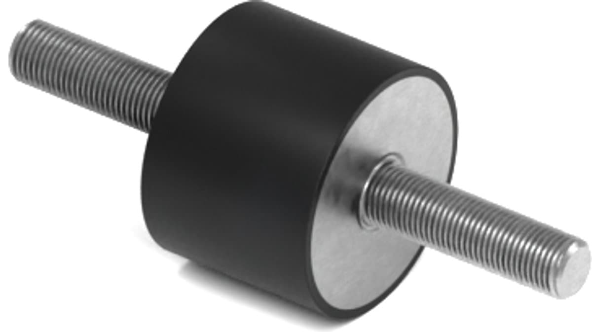 Rubbermagazijn - Trillingsdemper Type A 20x15mm - M6 - Set 10 stuks — afbeelding 1