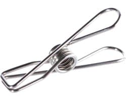 RVS Wasknijpers – 10 Stuks – 5 cm – Roestvrij Staal – Sterke Wasknijpers voor Binnen & Buiten – Duurzaam en Roestbestendig - FSW-Products — afbeelding 1
