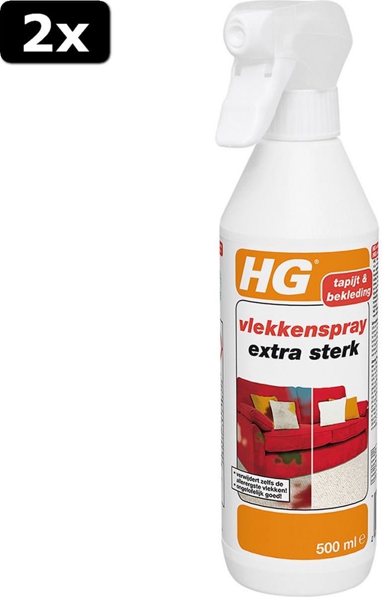 2x HG Vlekkenspray Extra Sterk 0,5L — afbeelding 1