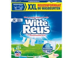 Witte Reus Waspoeder Wasmiddel - Witte Was - 90 Wasbeurten - Grootverpakking