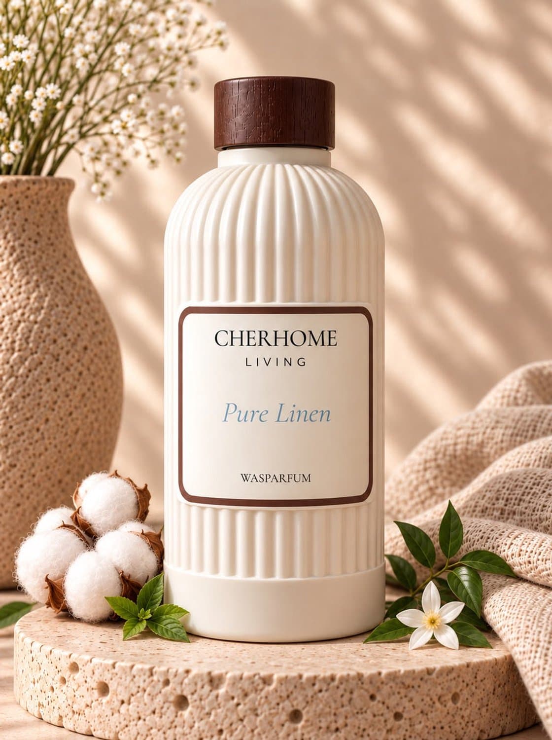 Cherhome Living - Wasparfum - 500 ML - Pure Linen — afbeelding 1