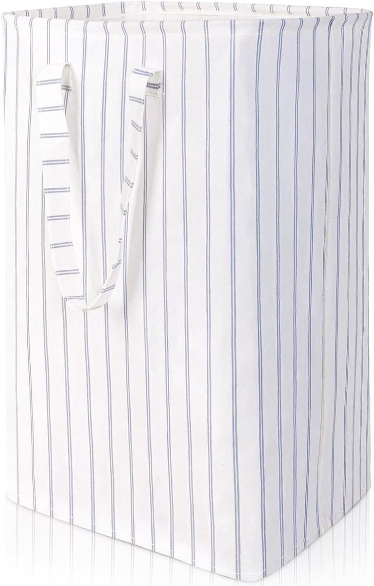 72L Wasmand, Opvouwbare Wasbak, Wasverzamelaar/Sorteerbox met Handvatten voor Kleding, Handdoeken, Speelgoed (Blauw, 40×30×60 cm) — afbeelding 1
