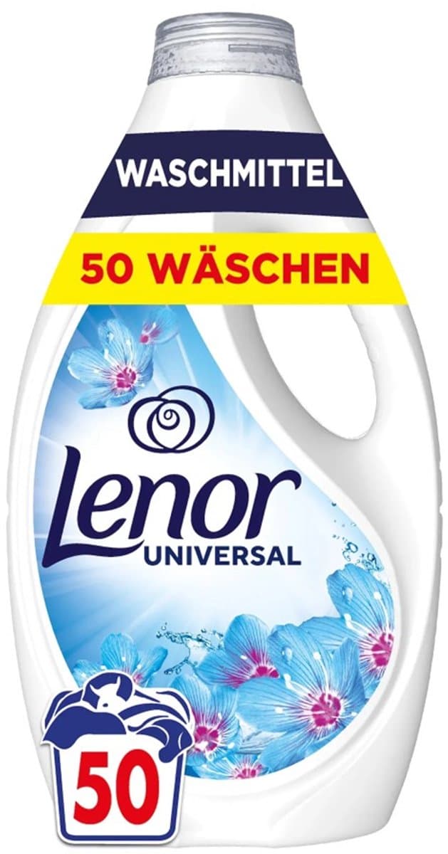 Lenor Universal Waschmittel Aprilfrisch – 2250 ml – 50 Wasbeurten — afbeelding 1