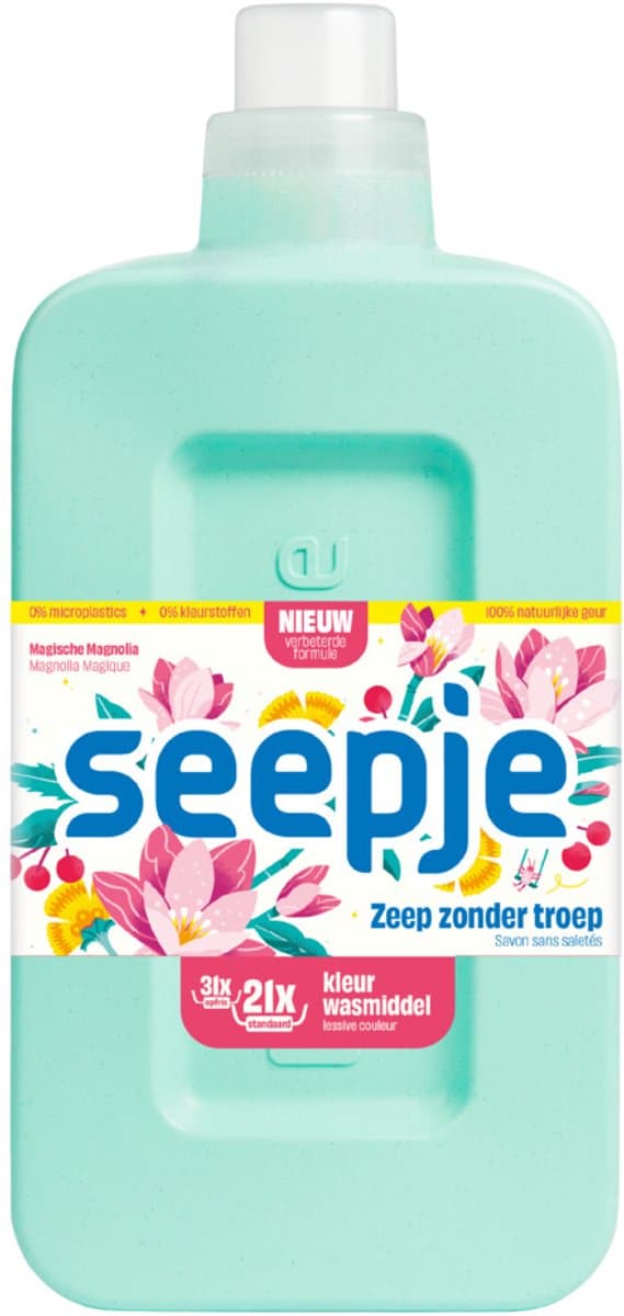 Seepje Wasmiddel Kleur Magische Magnolia - 945 ml — afbeelding 1