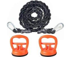 Bungee Cord Reiswaslijn met Zuignappen en Connectoren - Ideaal voor Binnen en Buiten Droogruimte