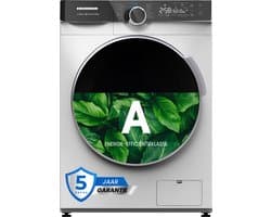 Heinner HWDM-M814IVKA Slanke Was-droogcombinatie - 8 kg Wassen / 6 kg Drogen - 1400 tpm - Stoomfunctie - Energieklasse A/D - Inverter Motor - LED Touch Display - 5 Jaar Garantie - Wit