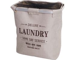 Wasmand MCW-C34, Wasbox Wasmand Wasmand met net, 1 vak 56x49x30cm 82l ~ beige