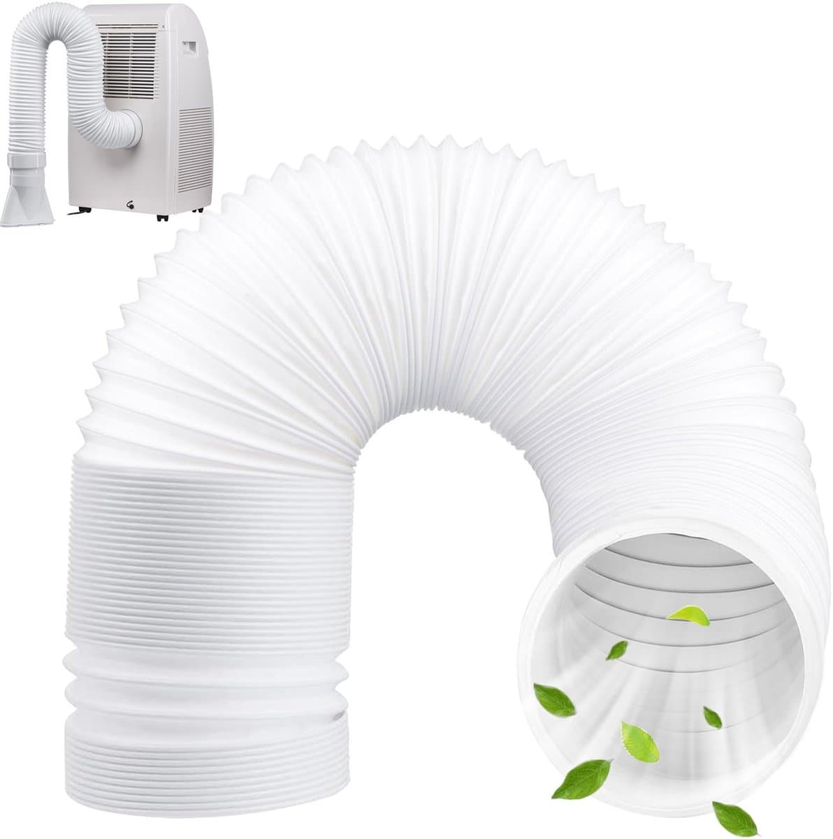 Dailygoods- Afvoerslang 150 mm Flexibel - Ventilatieslang - Verlengslang - Afvoerslang Droger - Afvoerslang Airco - Hoogwaardig PP Materiaal — afbeelding 1