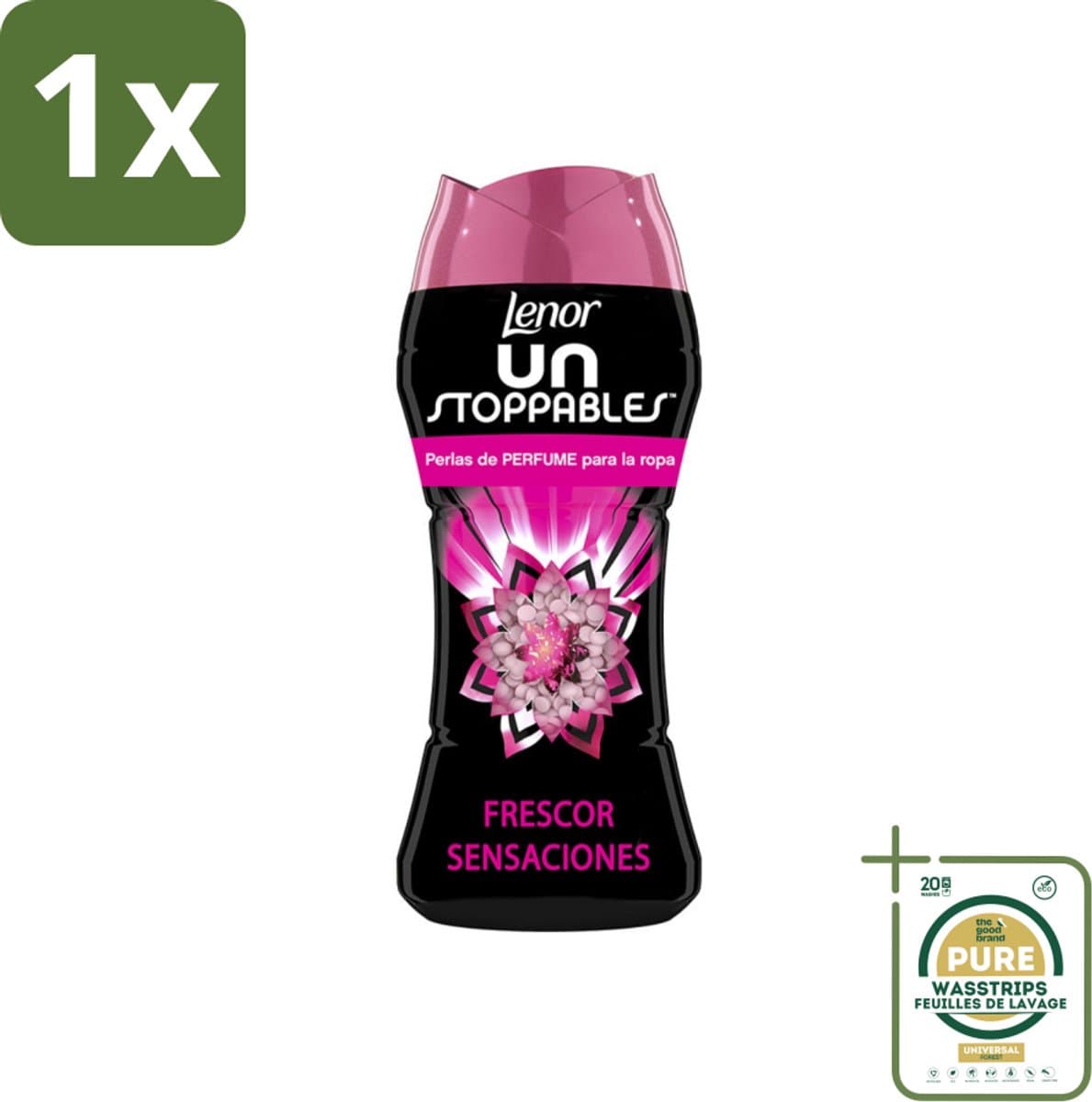1 x Lenor Unstoppables - Geurbooster - Frisse Sensatie - 10 Wasbeurten- Geurbooster - Frisse Geur - Wasgoed Geur - Geurparels - Frisheid — afbeelding 1