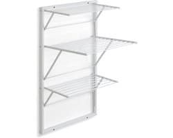 CRLYN® Wanddroogrek - Droogrek Inklapbaar - Wasrek - Droogtoren - Droogrekken - Wit