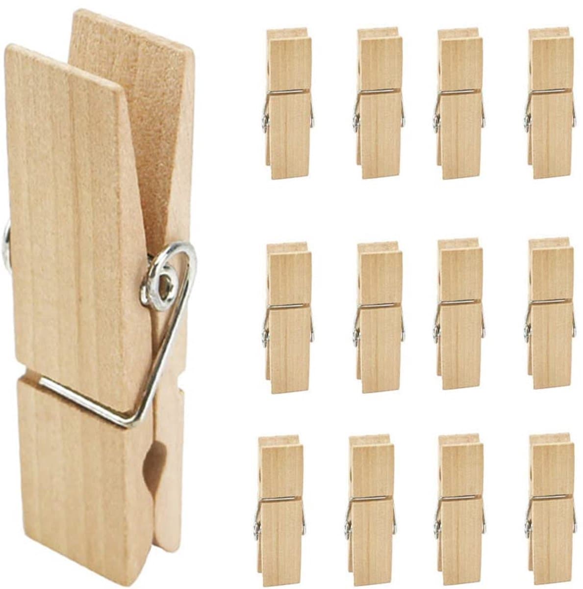 Wasknijpers, 7,2 cm lang, 1,8 cm breed, stevige en zware wasknijpers — afbeelding 1