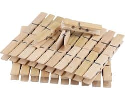 Houten Wasknijpers Set van 400 Stuks, 6x1cm Kledingclips voor Kleding, Sokken, Foto's en Knutselen