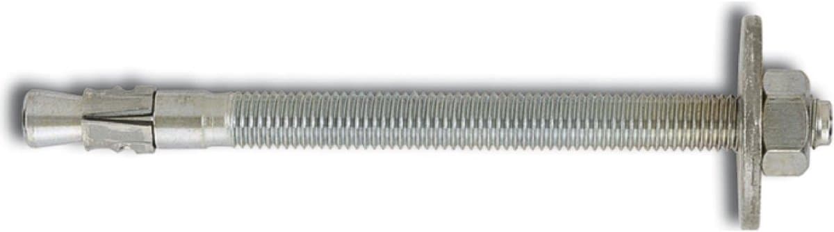 Stalen Anker - Keilanker - Vastzetten Constructies - Grote Ring - 12/120 mm - Grijs — afbeelding 1
