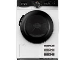 Heinner Warmtepompdroger - 8 KG - 14 Programma's - Antikreukfunctie - LED display - Trommelverlichting - Wit