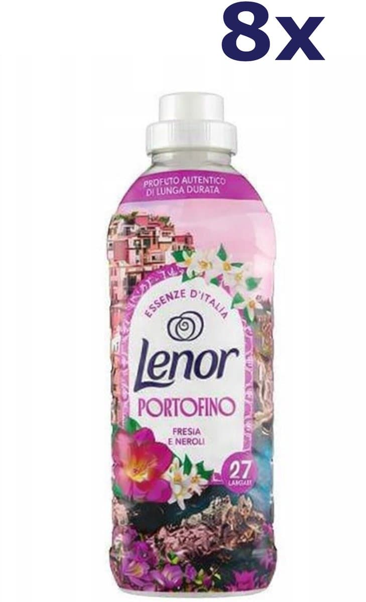 8x Lenor Wasverzachter - 27sc567ml - portofino - fresia en neroli — afbeelding 1