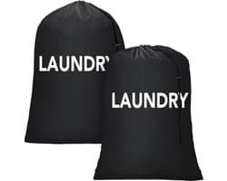 Dailygoods - 2 Stuks Draagbare Waszakken met Trekkoord voor Reizen en Sport