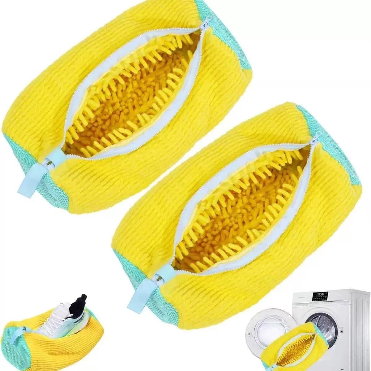 2 stuks schoenwaszak, wasmachine, herbruikbare waszak, anti-vervorming, schoenenzak, wasmachine, 360 graden - ShopVlot — afbeelding 1