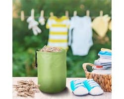 Goodivery ® Kledingpinzakje met Ophanghaak, Waterdichte Kledingpinzak voor 150-200 Kledingpinnen