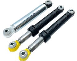 Fixem Geschikt voor Miele 7381923 Wasmachine Schokbreker 8mm, 2x 75 1x 120 Newton - Wasmachine - 1 Set - 3 Stuks