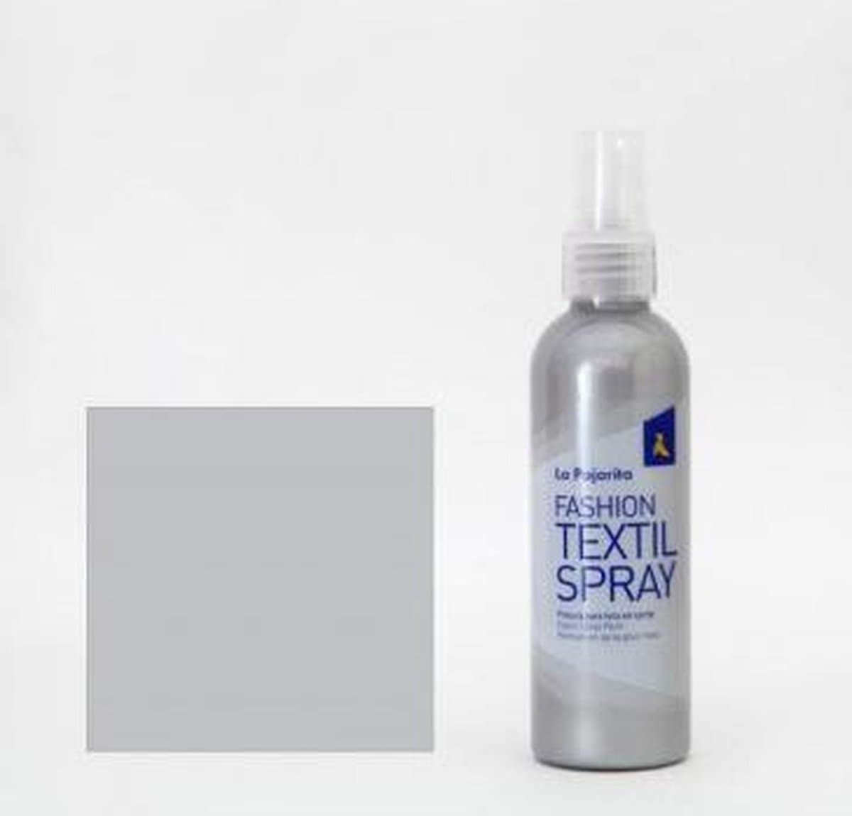 La Pajarita textielverf spray 100ml Silver Moon voor knutselen. — afbeelding 1