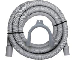 Dparts afvoerslang 3,5m - 19x22mm - voor wasmachine en vaatwasser - inclusief bocht - universeel afvoer waterslang - 350cm - 3,5 meter