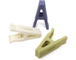 Concorde wasknijpers - 60x - kleurenmix - kunststof - 6 cm
