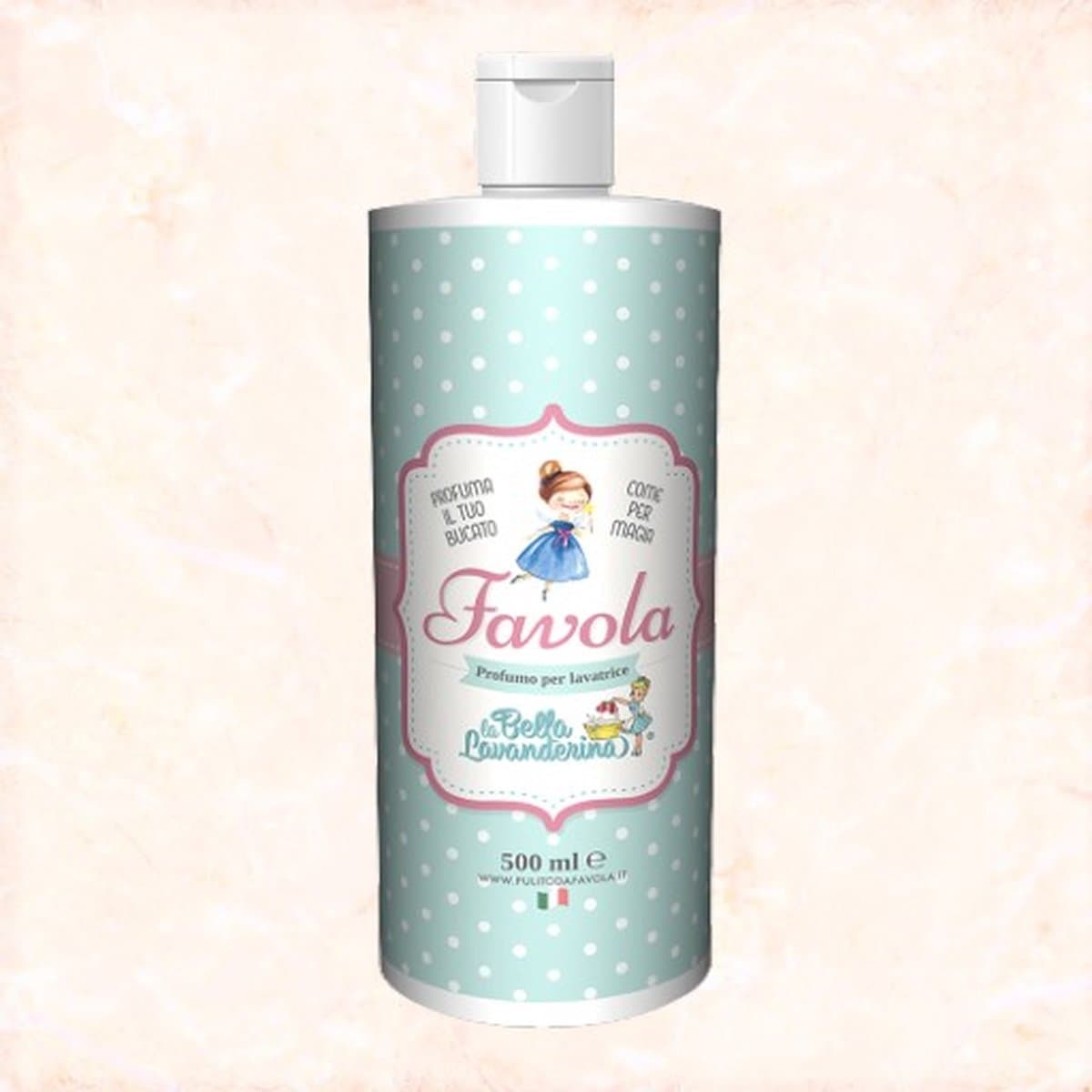 Wasparfum | Favola | 500ML | Bloemige tonen, houtachtige en zachte nuances — afbeelding 1