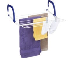 droogrek hangend - 4 m drooglengte - inklapbaar - voor radiator - balkon - verwarming