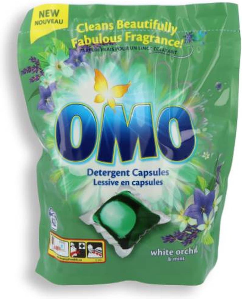 Omo Wascapsules Flowerly White Orchid 42 stuks — afbeelding 1