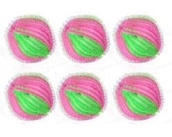 Anti-Pluis Wasbal - 6 Stuks - Anti-Pluis - Wasbol - Wasballen - Pluisbal - Wasmachine Ballen - Nylon Wasmachine Ballen - Pluisballen - Wasmachine Bal — afbeelding 1