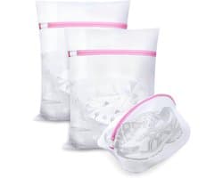 Grote waszak - Wasnet - Waszak - wasnetten - Grote waszak - Waszak met rits - Voorkomt dat kleding vervormt en kreukt - 3 stuks - Geschikt voor truien, overhemden, ondergoed, sokken, schoenen - 40*50cm — afbeelding 1