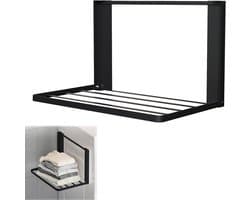 Uitbreidbaar Magnetisch Wasmachine Rek 41x25cm, Inklapbaar Droogrek en Opbergplank voor Wasruimte en Keuken, Perfect voor Organisatie en Ruimtebesparing