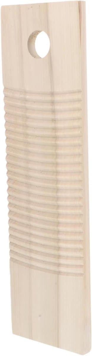 Houten Waskom - Handwas Plank - Kleding Wassen - Massief Hout - 45 x 13 cm - Beige — afbeelding 1