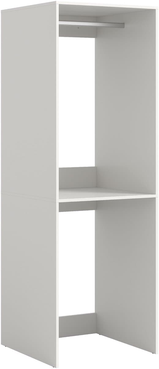 xonox.home Free wasmachinekast (B/H/D: 66x195x66 cm) in wit imitatie — afbeelding 1
