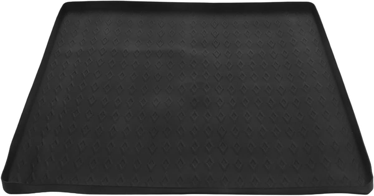 Wasmachine Mat - Apparaat Onderlegger - Vocht Opvangen - Verhoogde Rand - 60x60 cm - Zwart — afbeelding 1
