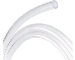 Duidelijke PVC slang van 1.0mm ID en 1.6mm OD, 2 meter lang, flexibel en voedselveilig voor water, olie, lucht en tuinirrigatie