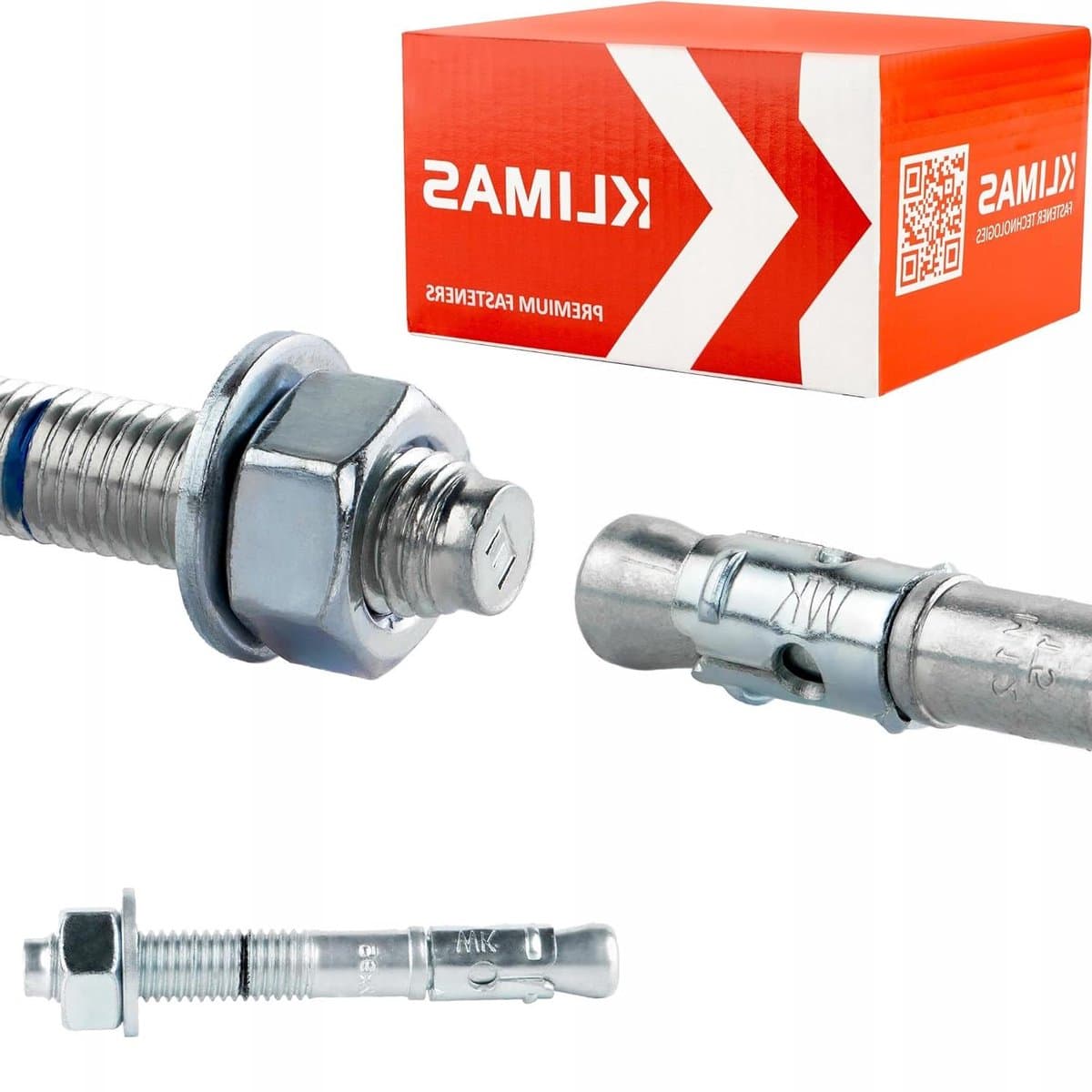 Zware Ankers - Boutankers Keilankers - Robuuste Bevestiging - ETA Goedgekeurd Brandwerend - M8 x 135 mm - Verzinkt — afbeelding 1