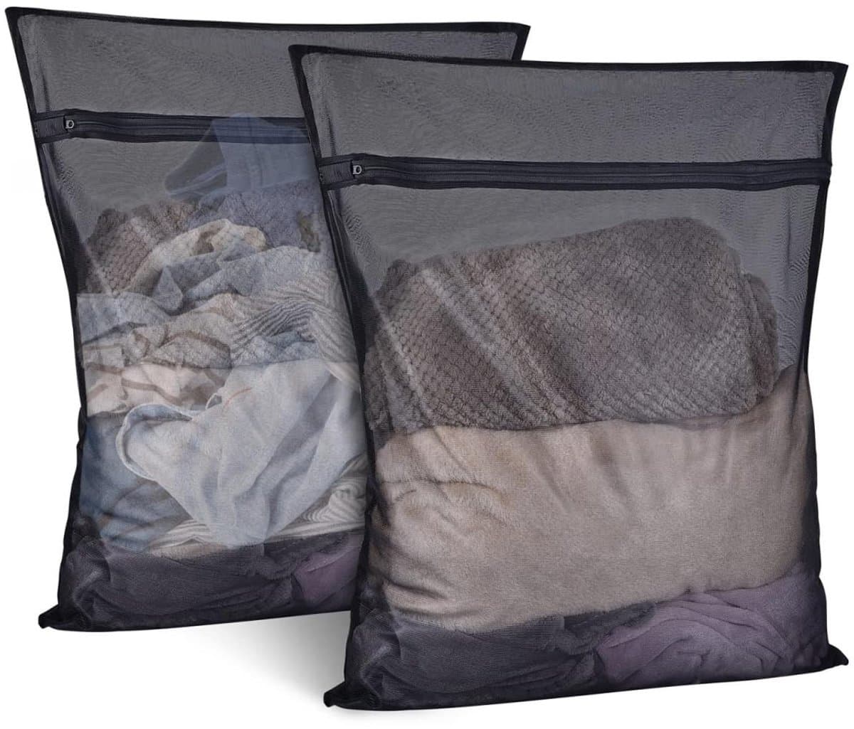 Dailygoods- Waszak Groot 60 x 80 cm - Waszakken voor Wasgoed - Waszak met Rits - Waszak Schoenen - Waszak voor Beha - Duurzaam Polyester - Wasnet — afbeelding 1