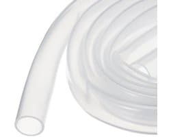 1 m (3 ft) siliconen slang 16 mm binnendiameter 20 mm buitendiameter transparante industriële kunststof slang van zuivere siliconen voor pompheveling, afvoer, irrigatie, brouwen, 5/8" x 3/4"