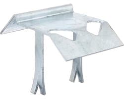 Vloerstop - Grondanker - Beton Storten - Warm Verzinkt - 125 x 47 mm - Staalkleurig
