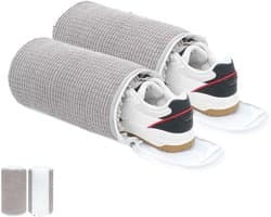 2 stuks - Waszak voor schoenen - Waszak voor sneakers - Schoenreinigingszak - Grijs - Waszak voor schoenen - Schoenreinigingszak - Geschikt voor alle soorten schoenen - Herbruikbare schoenreinigingszak