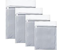 Mesh waszakken set voor wasmachine - 4-delige set voor fijne was - Ideaal voor fijne was en op reis