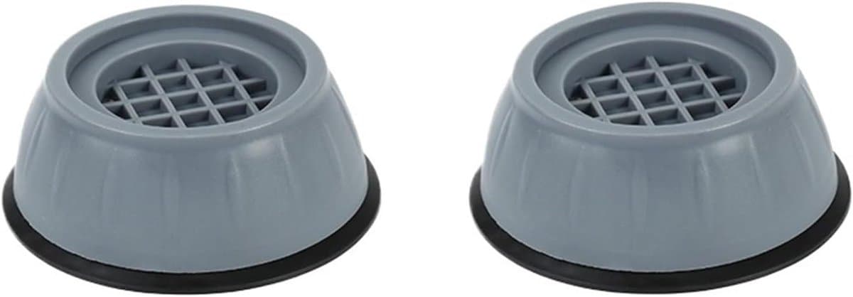 Anti-vibratie voetjes - Slipstop mat - Stille machine - Vermindert trillingen - 8cm diameter - Grijs — afbeelding 1