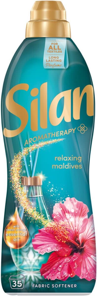 Silan Wasverzachter - Aroma Therapy-Relaxing Maldives 770ml - 12x35 Wasbeurten - Voordeelverpakking — afbeelding 1