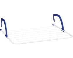 hangdroogrek - 4,8 m drooglengte - balkon - radiator - klein - wit