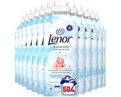 Lenor - Wasverzachter Sensitive 42 Wasbeurten - 12 x 882 ml - Voordeelverpakking