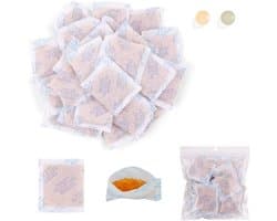 Gel Regenerable Desiccant,10 g x 30 stuks Silica Beads Orange,Silica Gel Beads,Silica Gel Dehumidifier,voor kledingkast Auto-ontvochtiger